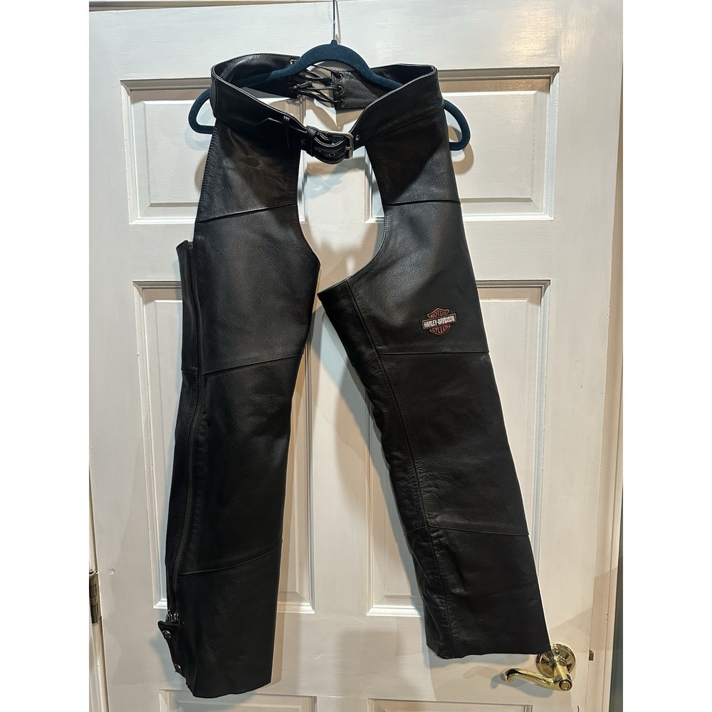 harley davidson womens leather chaps Size Small #HARLEY #LEATHERS #MOTOTCYCLE